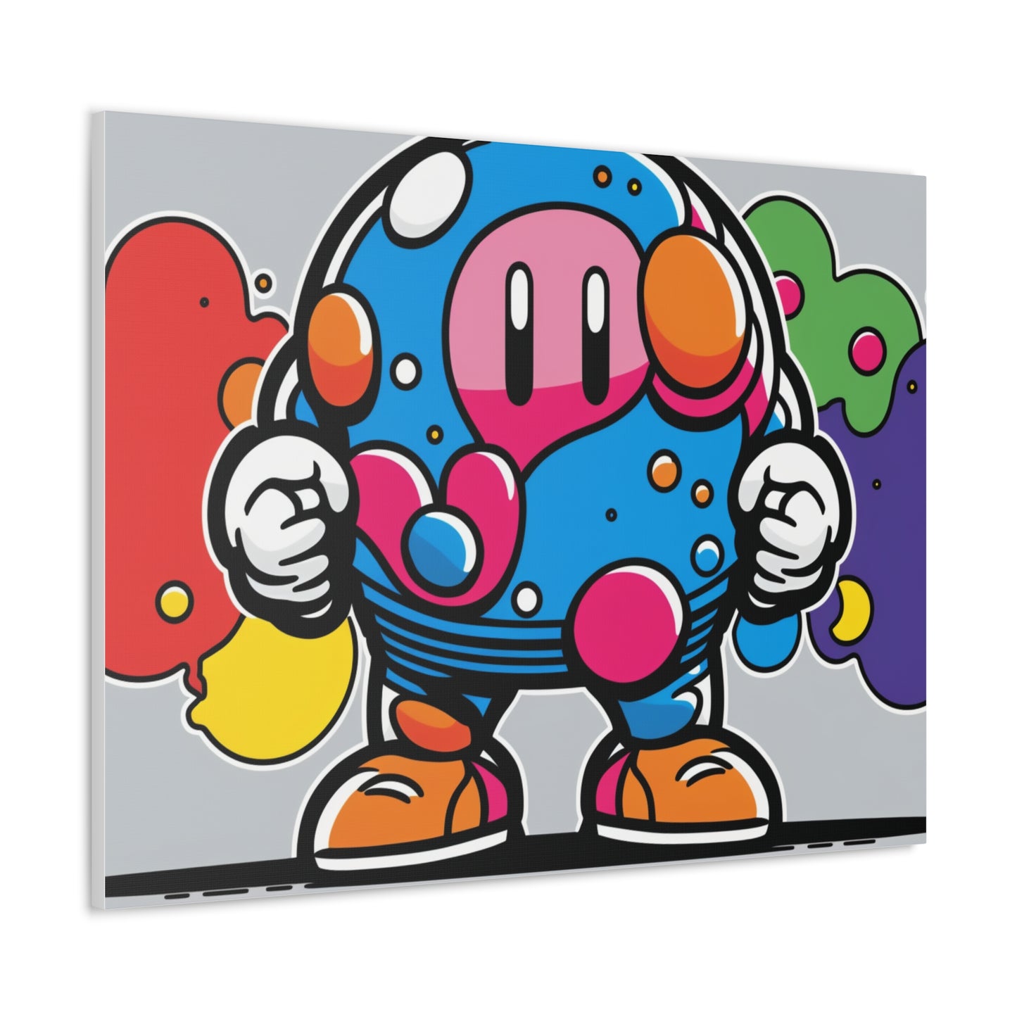 Mushroom Metropolis Marvel: Canvas Art