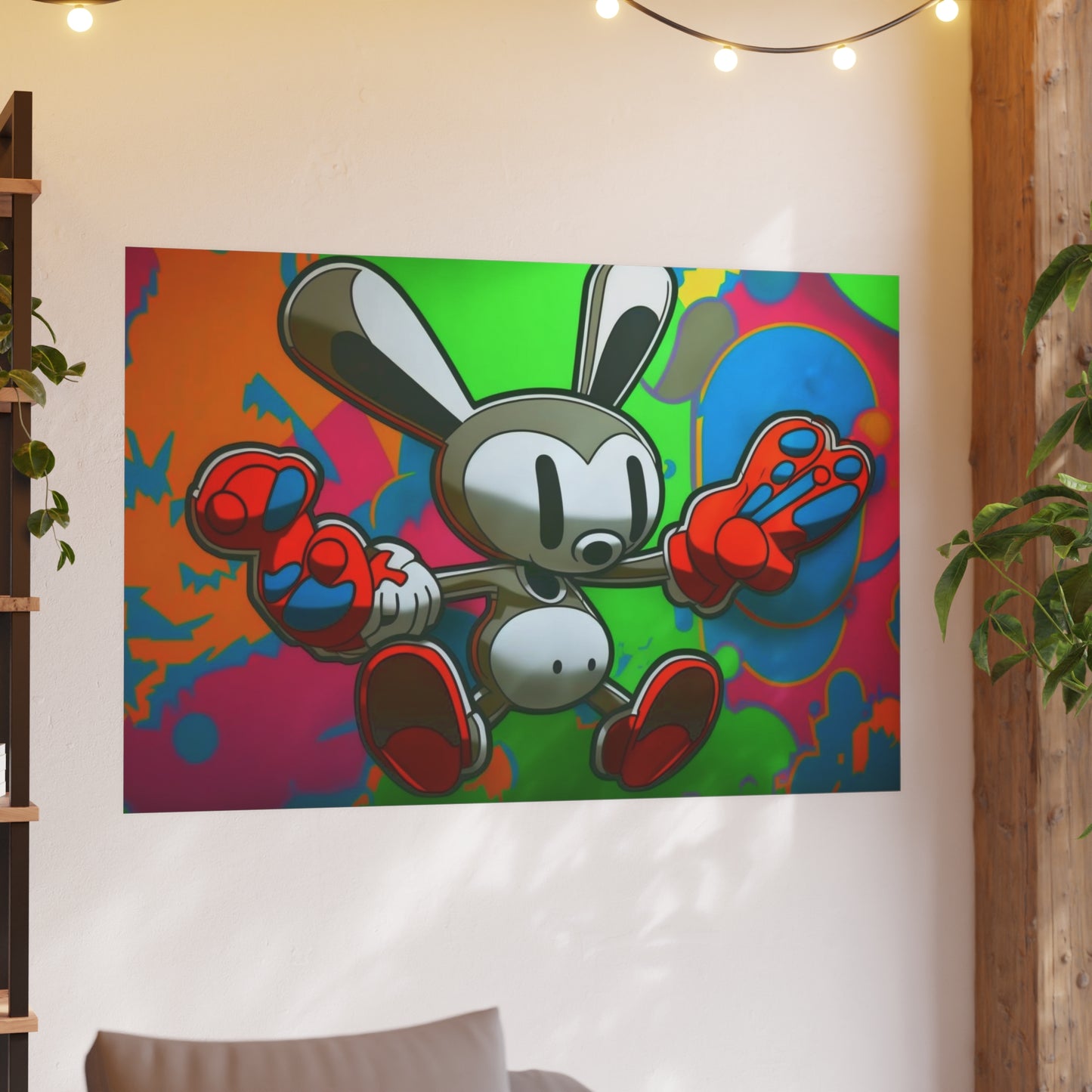 Rave Rabbit: Satin and Archival Matte Posters