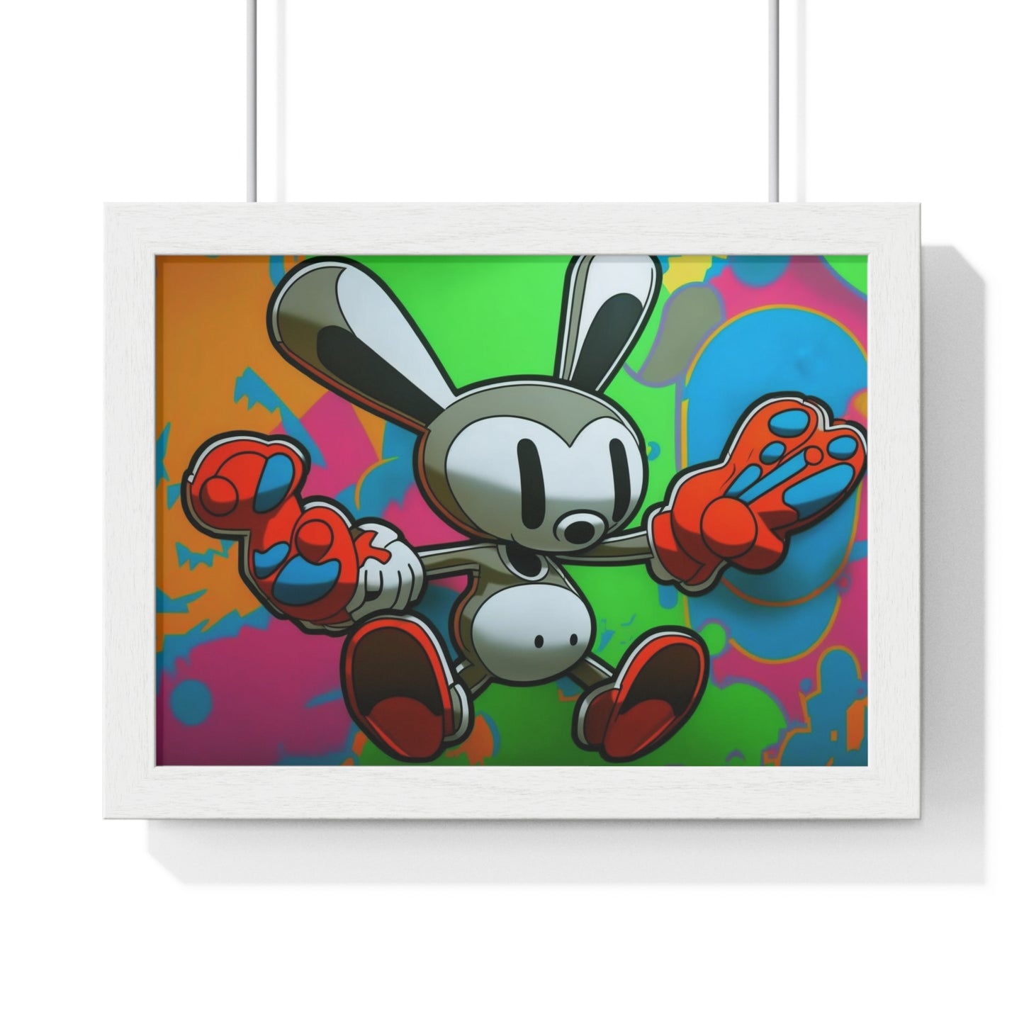 Rave Rabbit: Framed Poster