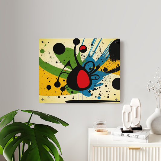 Abstract Splat Symphony: Acrylic Wall Art Panel