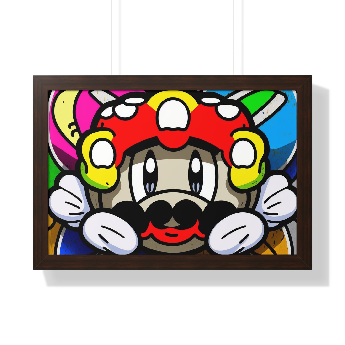 Mario's Magical Mural Medley: Framed Poster