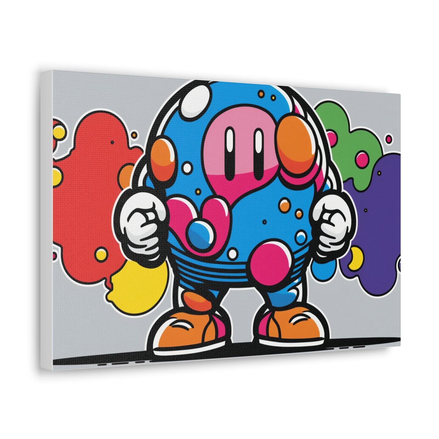 Mushroom Metropolis Marvel: Canvas Art