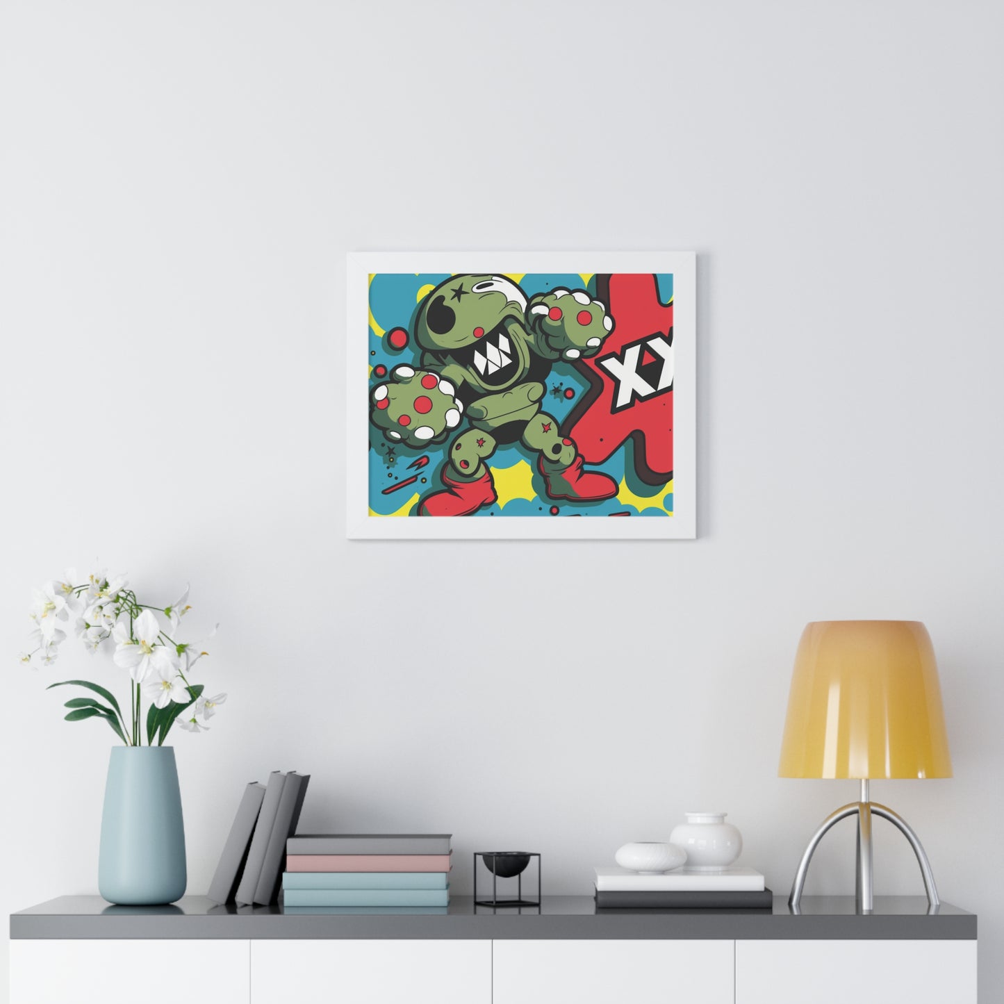 Bizarre Bubbling Beast: Framed Poster