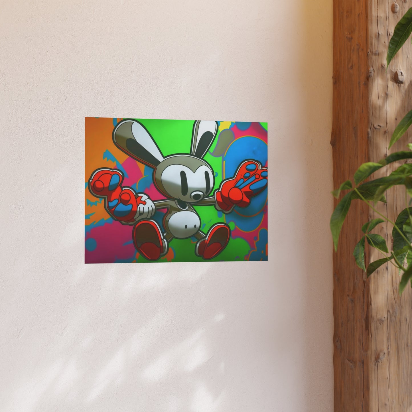 Rave Rabbit: Satin and Archival Matte Posters