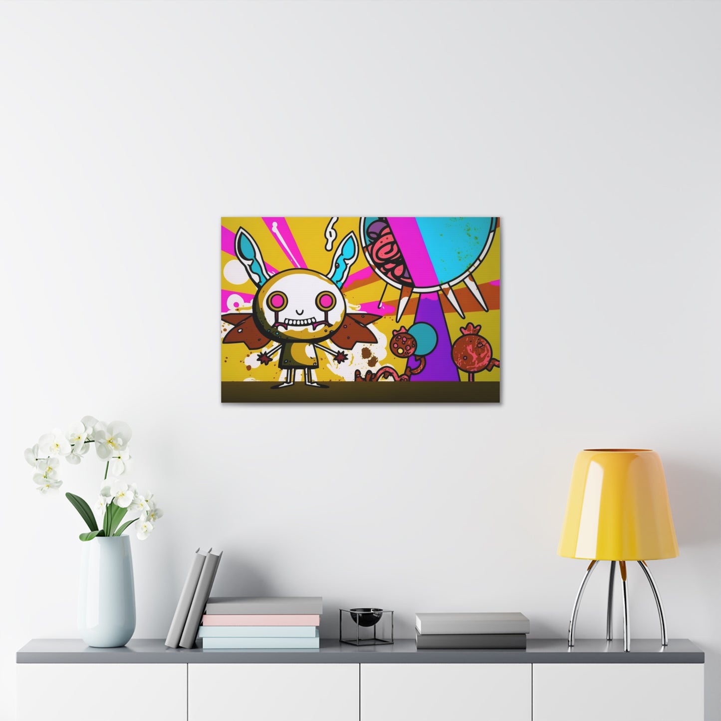 Cosmic Candyland Conquest: Canvas Art